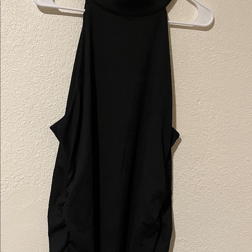 Sofia by Sofia Vergara Black Textured Top